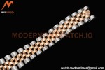 Rolex - Datejust Ladies 278271 31mm Jub Flt RG/SS Silver Floral/Dia GDF MY8215