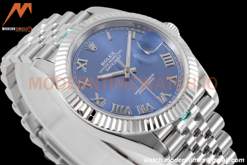 Rolex - Datejust 126334 41mm Jub Flt 904L SS/SS Blue/Rmn ZF A2824