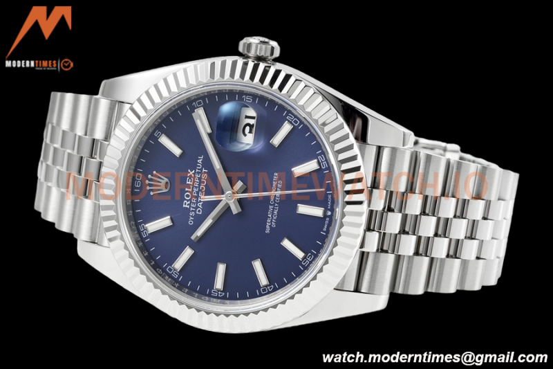 Rolex - Datejust 126334 41mm Jub Flt 904L SS/SS Blue/Stk ZF A2824