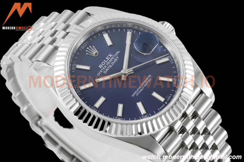 Rolex - Datejust 126334 41mm Jub Flt 904L SS/SS Blue/Stk ZF A2824