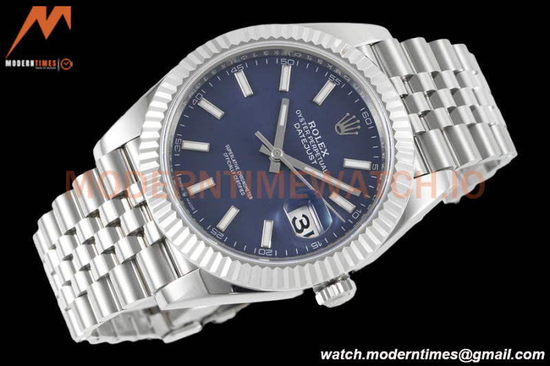 Rolex - Datejust 126334 41mm Jub Flt 904L SS/SS Blue/Stk ZF A2824