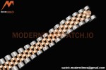 Rolex - Datejust Ladies 278381 31mm Jub Dia RG/SS Silver F-Motif GDF MY8215