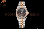 Rolex - Datejust Ladies 278381 31mm Jub Dia RG/SS Grey/Rmn GDF MY8215
