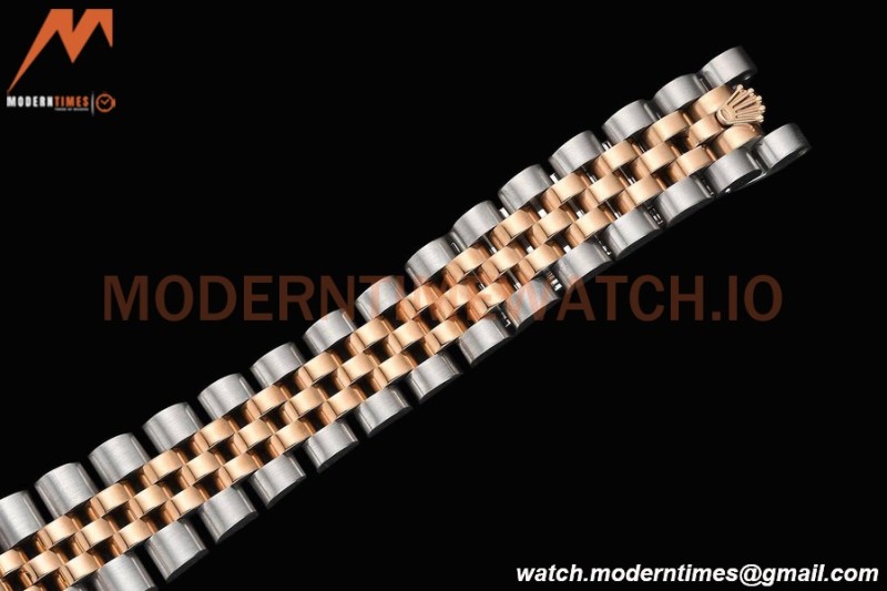 Rolex - Datejust Ladies 278381 31mm Jub Dia RG/SS Brn/Rmn GDF MY8215