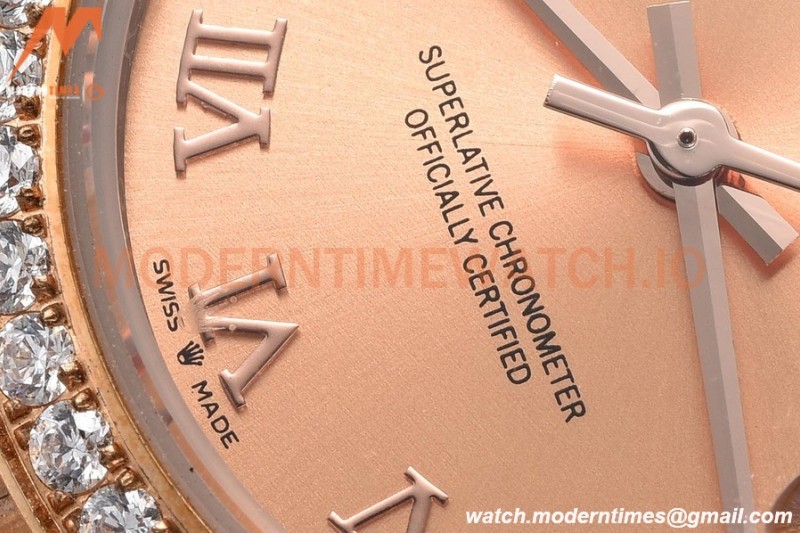 Rolex - Datejust Ladies 278381 31mm Jub Dia RG/SS Champ/Rmn GDF MY8215
