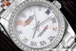 Rolex - Datejust Ladies 278384 31mm Jub Dia SS/SS Wht/Rmn GDF MY8215