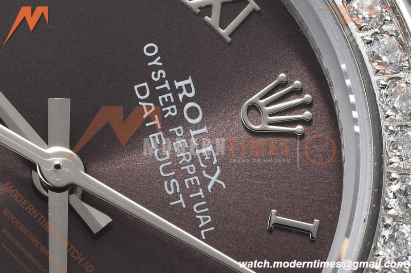 Rolex - Datejust Ladies 278384 31mm Jub Dia SS/SS Gry/Rmn/Dia GDF MY8215