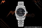 Rolex - Datejust Ladies 278384 31mm Jub Dia SS/SS Blk/Rmn GDF MY8215