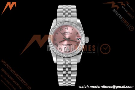 Rolex - Datejust Ladies 278384 31mm Jub Dia SS/SS Pink/Rmn/Dia GDF MY8215