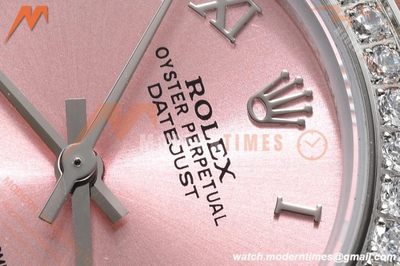 Rolex - Datejust Ladies 278384 31mm Jub Dia SS/SS Pink/Rmn/Dia GDF MY8215