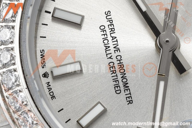 Rolex - Datejust Ladies 278384 31mm Jub Dia SS/SS Gry/Rmn GDF MY8215