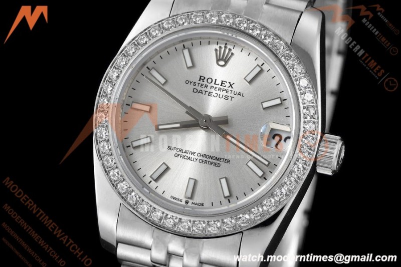 Rolex - Datejust Ladies 278384 31mm Jub Dia SS/SS Gry/Rmn GDF MY8215