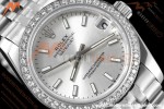 Rolex - Datejust Ladies 278384 31mm Jub Dia SS/SS Gry/Rmn GDF MY8215