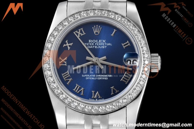 Rolex - Datejust Ladies 278384 31mm Jub Dia SS/SS Blu/Rmn GDF MY8215