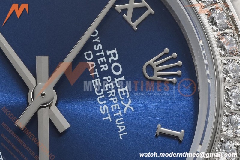 Rolex - Datejust Ladies 278384 31mm Jub Dia SS/SS Blu/Rmn GDF MY8215