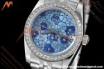 Rolex - Datejust Ladies 278384 31mm Jub Dia SS/SS Floral Motif/Dia GDF MY8215
