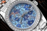 Rolex - Datejust Ladies 278384 31mm Jub Dia SS/SS Floral Motif/Dia GDF MY8215