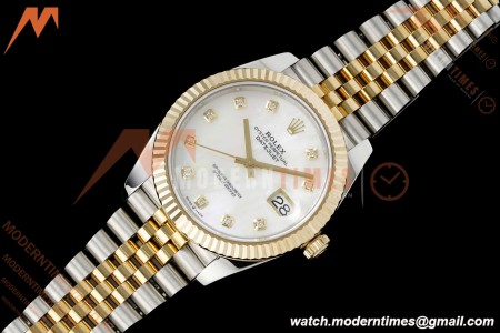 Rolex - DJ2 41mm 126333 Jub Flt Gold Wrapped Gain Weight YG/SS MOP/Dia 3EF V2 VR3235