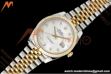 Rolex - DJ2 41mm 126333 Jub Flt Gold Wrapped Gain Weight YG/SS MOP/Dia 3EF V2 VR3235 | 롤렉스 - DJ2 41mm 126333 주브 플랫 골드 랩드 게인 웨이트 YG/SS MOP/Dia 3EF V2 VR3235