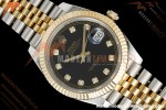 Rolex - DJ2 41mm 126333 Jub Flt Gold Wrapped Gain Weight YG/SS Blk/Dia 3EF V2 VR3235