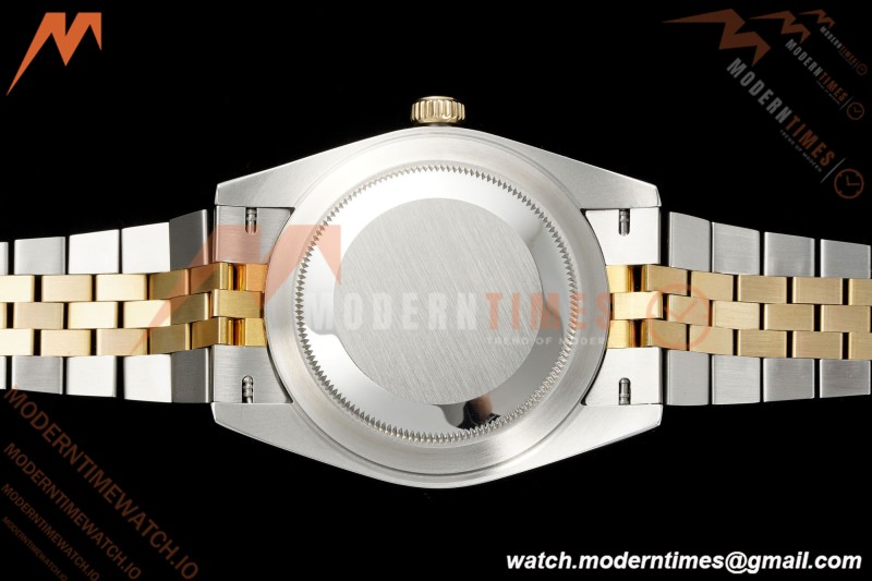 Rolex - DJ2 41mm 126333 Jub Flt Gold Wrapped Gain Weight YG/SS Wimbledon Grey/Rmn 3EF V2 VR3235