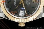 Rolex - DJ2 41mm 126333 Jub Flt Gold Wrapped Gain Weight YG/SS Wimbledon Grey/Rmn 3EF V2 VR3235
