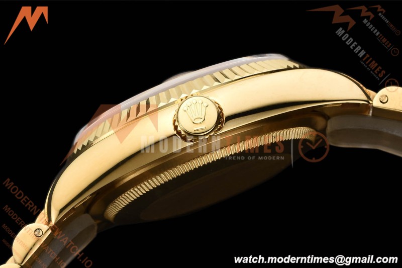 Rolex - Datejust 116238 36mm Jub Flt 316L YG/YG Gold/Stk DRF A2824