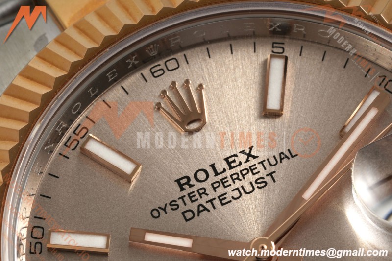 Rolex - Datejust 126331 41mm 904L Gain Weight Oys Flt RG/SS Champ/Stick ARF SH3235