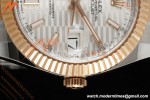 Rolex - Datejust 126331 41mm 904L Gain Weight Oys Flt RG/SS Silv/Stk ARF SH3235