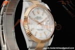 Rolex - Datejust 126331 41mm 904L Gain Weight Oys Flt RG/SS Silv/Stk ARF SH3235