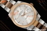 Rolex - Datejust 126331 41mm 904L Gain Weight Oys Flt RG/SS Silv/Stk ARF SH3235