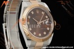 Rolex - Datejust 126331 41mm 904L Gain Weight Oys Flt RG/SS Brn/Dia ARF SH3235