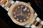 Rolex - Datejust 126331 41mm 904L Gain Weight Oys Flt RG/SS Brn/Dia ARF SH3235