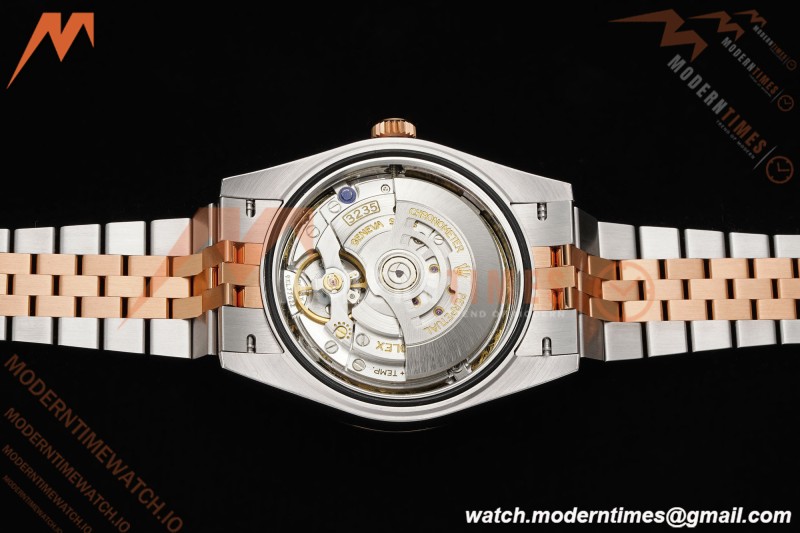 Rolex - Datejust 126331 41mm 904L Gain Weight Jub Flt RG/SS Brn/Dia ARF SH3235 | 롤렉스 - 데이트저스트 126331 41mm 904L 게인 웨이트 주브 플랫 레드/스틸 브라운/다이아 ARF SH3235