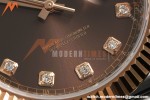 Rolex - Datejust 126331 41mm 904L Gain Weight Jub Flt RG/SS Brn/Dia ARF SH3235 | 롤렉스 - 데이트저스트 126331 41mm 904L 게인 웨이트 주브 플랫 레드/스틸 브라운/다이아 ARF SH3235