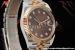 Rolex - Datejust 126331 41mm 904L Gain Weight Jub Flt RG/SS Brn/Dia ARF SH3235 | 롤렉스 - 데이트저스트 126331 41mm 904L 게인 웨이트 주브 플랫 레드/스틸 브라운/다이아 ARF SH3235