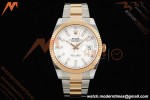 Rolex - Datejust 126331 41mm 904L Gain Weight Oys Flt RG/SS Wht/Stk ARF SH3235