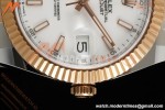 Rolex - Datejust 126331 41mm 904L Gain Weight Oys Flt RG/SS Wht/Stk ARF SH3235