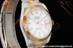 Rolex - Datejust 126331 41mm 904L Gain Weight Oys Flt RG/SS Wht/Stk ARF SH3235