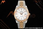 Rolex - Datejust 126331 41mm 904L Gain Weight Jub Flt RG/SS Wht/Stk ARF SH3235 | 롤렉스 - 데이트저스트 126331 41mm 904L 게인 웨이트 주브 플랫 레드/스틸 화이트/스틸 ARF SH3235