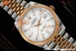 Rolex - Datejust 126331 41mm 904L Gain Weight Jub Flt RG/SS Wht/Stk ARF SH3235 | 롤렉스 - 데이트저스트 126331 41mm 904L 게인 웨이트 주브 플랫 레드/스틸 화이트/스틸 ARF SH3235