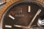 Rolex - Datejust 126331 41mm 904L Gain Weight Jub Flt RG/SS Brn/Stk ARF SH3235