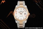 Rolex - Datejust 126331 41mm 904L Gain Weight Oys Flt RG/SS W-Mop/Dia ARF SH3235 | 롤렉스 - 데이트저스트 126331 41mm 904L 게인 웨이트 오이스터 퍼페츄얼 RG/SS W-Mop/Stk ARF SH3235