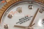 Rolex - Datejust 126331 41mm 904L Gain Weight Oys Flt RG/SS W-Mop/Dia ARF SH3235 | 롤렉스 - 데이트저스트 126331 41mm 904L 게인 웨이트 오이스터 퍼페츄얼 RG/SS W-Mop/Stk ARF SH3235