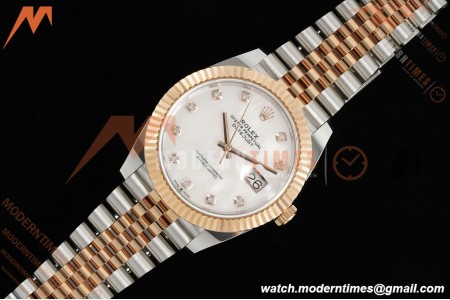 Rolex - Datejust 126331 41mm 904L Gain Weight Jub Flt RG/SS W-Mop/Dia ARF SH3235