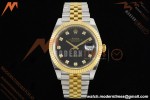 Rolex - Datejust 126333 41mm 904L Gain Weight Jub Flt YG/SS Blk/Dia ARF SH3235 | 롤렉스 - 데이트저스트 126333 41mm 904L 게인 웨이트 주브 플랫 YG/SS 블랙/다이아 ARF SH3235