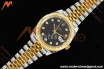 Rolex - Datejust 126333 41mm 904L Gain Weight Jub Flt YG/SS Blk/Dia ARF SH3235 | 롤렉스 - 데이트저스트 126333 41mm 904L 게인 웨이트 주브 플랫 YG/SS 블랙/다이아 ARF SH3235