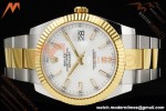 Rolex - Datejust 126333 41mm 904L Gain Weight Oys Flt YG/SS Wht/Stk ARF SH3235