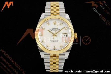 Rolex - Datejust 126333 41mm 904L Gain Weight Jub Flt YG/SS W-Mop/Dia ARF SH3235