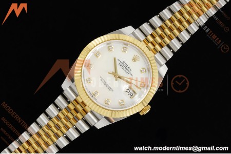 Rolex - Datejust 126333 41mm 904L Gain Weight Jub Flt YG/SS W-Mop/Dia ARF SH3235